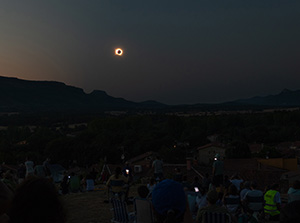 Eclipse total del 12 de agosto de 2026, foto de Raquel Alonso