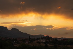 Atardecer después de la tormenta.